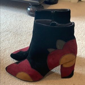 Seychelles Patterned Heeled Boots